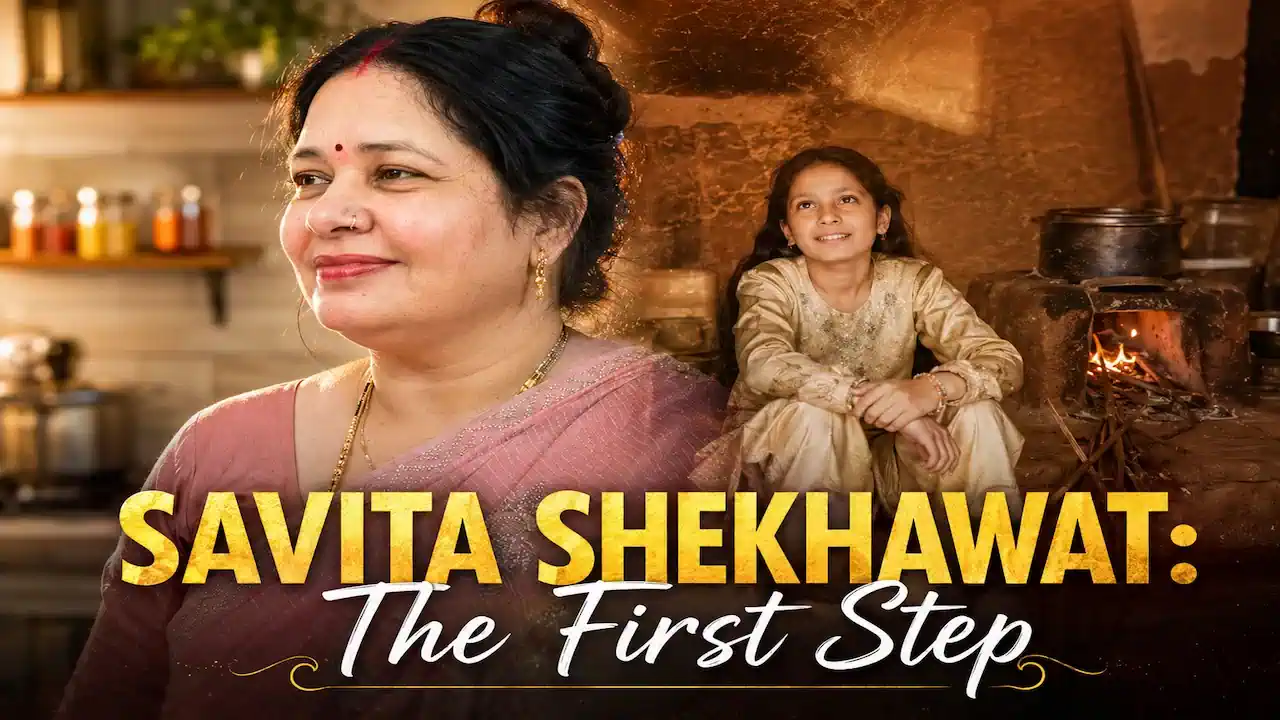 Savita Shekhawat blog life journey and her childhood image in flashback style