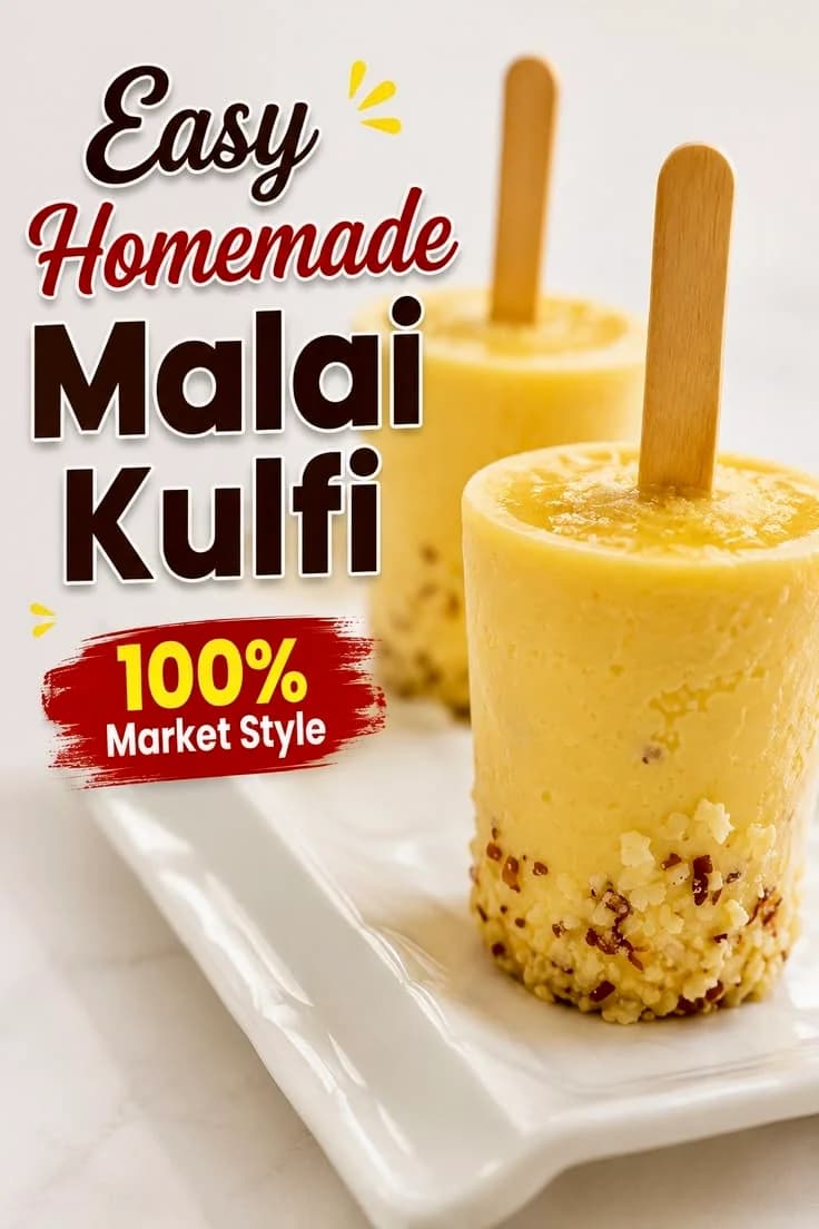 Pin for Creamy Malai Kulfi Recipe: How to Make Kulfi at Home