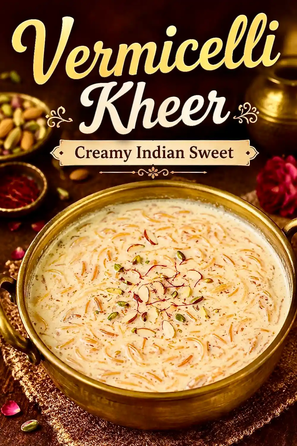 Pin for Creamy Seviyan Kheer (Vermicelli Pudding) Instant Recipe