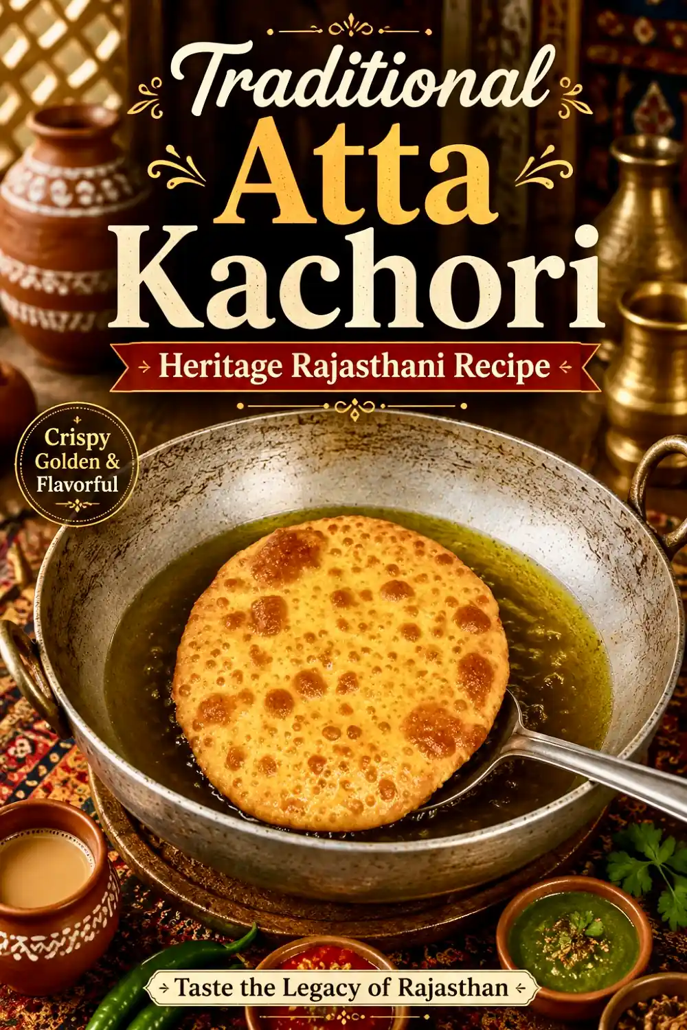Pin for Khasta Aloo Kachori - Perfect Travel & Breakfast Snack