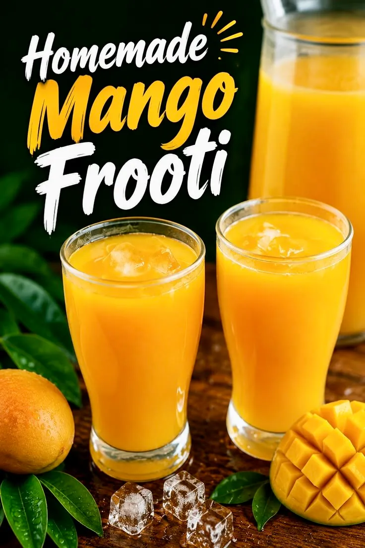 Pin for Homemade Mango Frooti Recipe - Pure & Preservative-Free