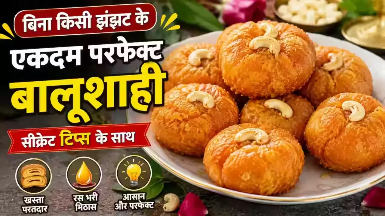 Halwai Style Balushahi Recipe - How To Make Perfect Balushahi Mithai