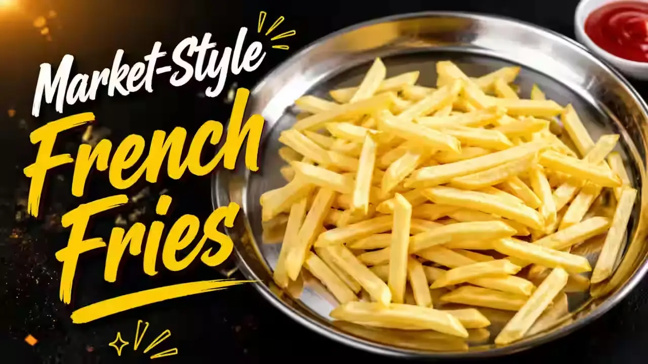 Crispy Homemade Potato Finger Chips Recipe | Market-Style French Fries at Home
